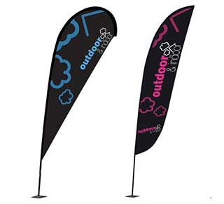 Flags and fabric banners